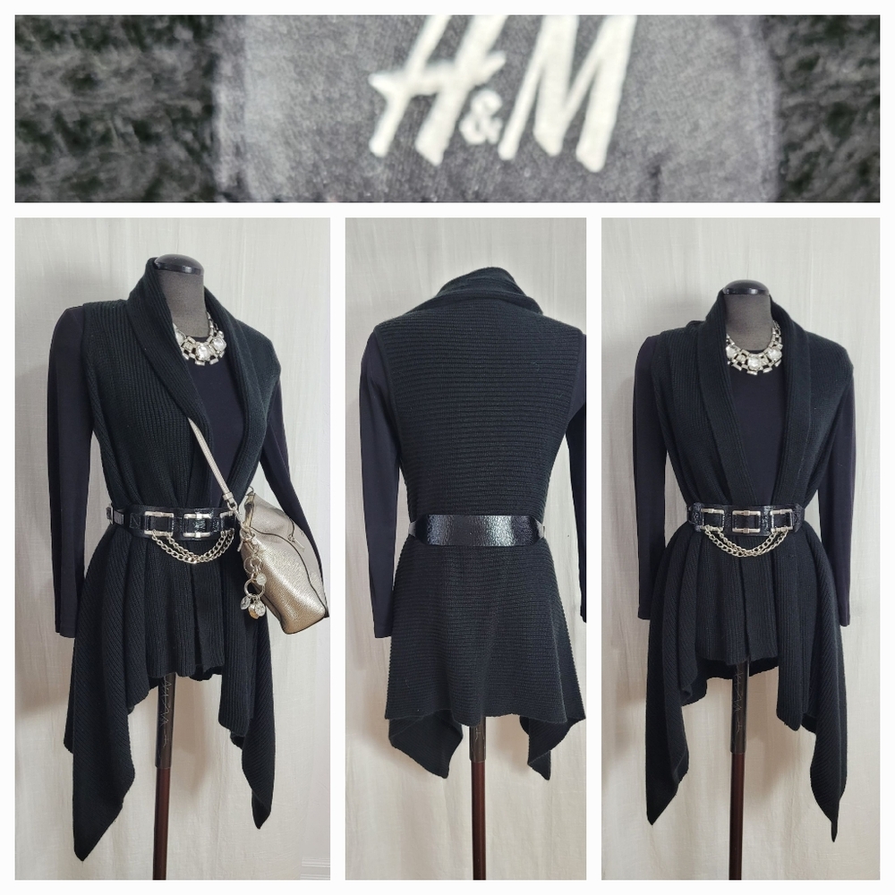 H&M Draped Cardigan / M / L